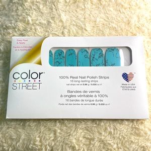 Color Street Nail Polish Strips. Mojave Turquoise.